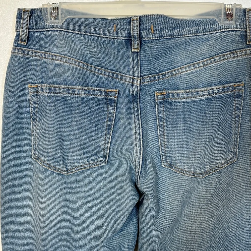 We The Free Maggie Mid-Rise Straight-Leg Blue Jeans Women’s Size 26 Button Fly